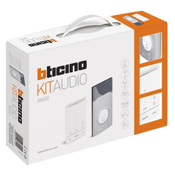 KIT AUDIO 1 VIVIENDA 2 HILOS PLACA LINEA 3000 Y TELFONO MANOS LIBRES CLASSE 100