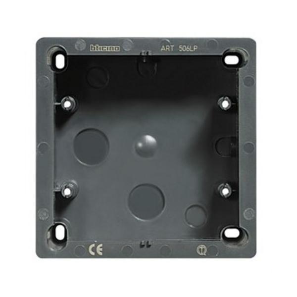 CAJA DE SUPERFICIE 6P EN COLOR NEGRO