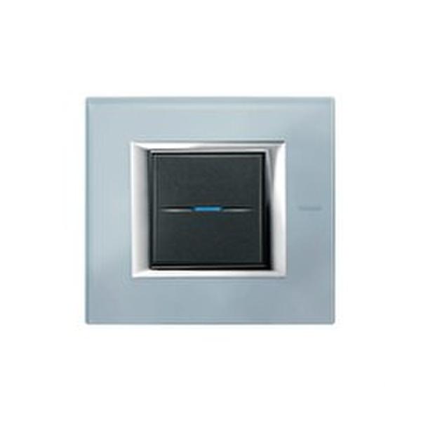 PLACA 2+2 MODULOS AXOLUTE CRISTAL AZUL CIELO