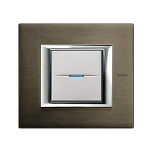 PLACA 2+2+2+2 MODULOS AXOLUTE BRONCE