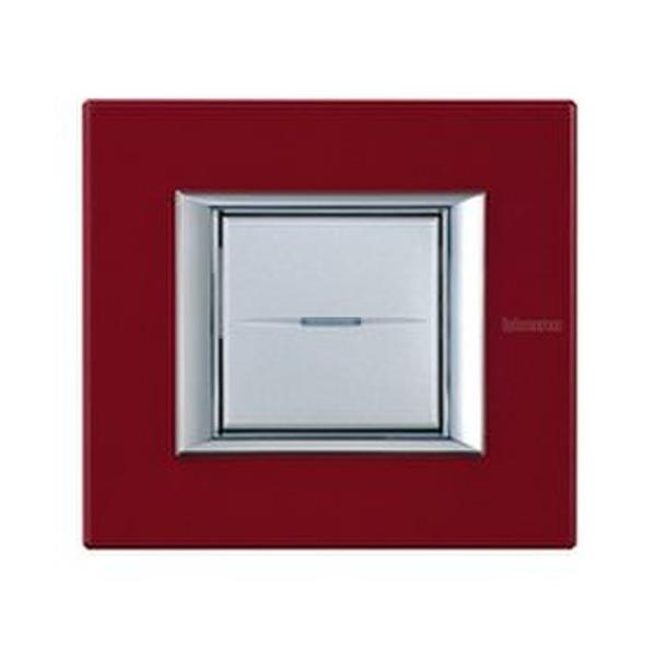 PLACA 2 MDULOS AXOLUTE EN COLOR ROJO CHINA