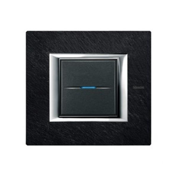 PLACA 2 MDULOS AXOLUTE PIEDRA ARDESIA