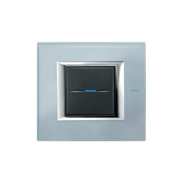 PLACA CON 2 MDULO AXOLUTE EN COLOR AZUL NOCHE