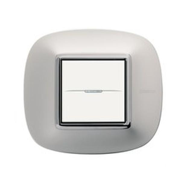 PLACA 2+2+2 MOD.AXOLUTE PLATA SATINADA