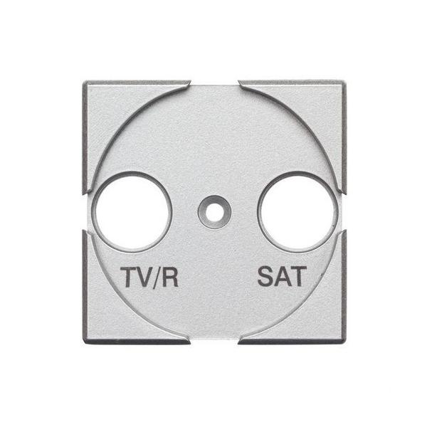 FRONTAL TV/R-SAT CON 2 MDULOS AXOLUTE EN COLOR CLARO