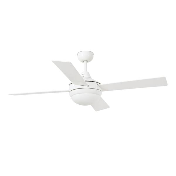 VENTILADOR ICARIA DIMETRO 132 4 PALAS 2xE27 20W BLANCO