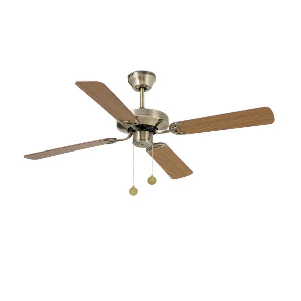 VENTILADOR YAKARTA DIMETRO 121cm 5 PALAS ORO VIEJO