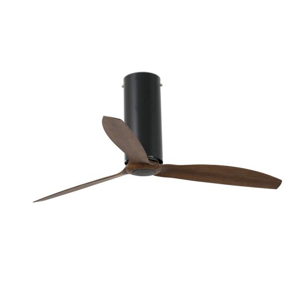 VENTILADOR TUBE FAN DIMETRO 128cm 3 PALAS MADERA NEGRO