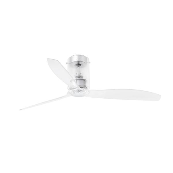 VENTILADOR TECHO MINI TUBE FAN DIMETRO 128cm CRISTAL 3 PALAS