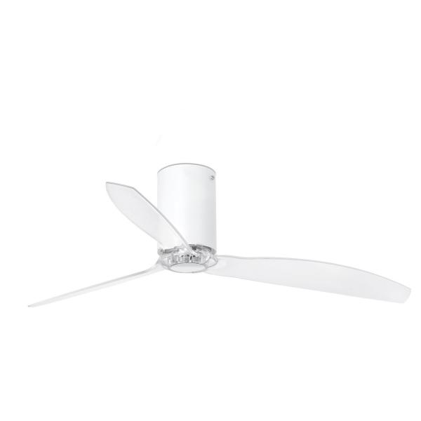 VENTILADOR TECHO MINI TUBE FAN DIMETRO 128cm BLANCO MATE 3 PALAS