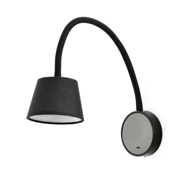 APLIQUE BLOME LED 3W 3K NEGRO