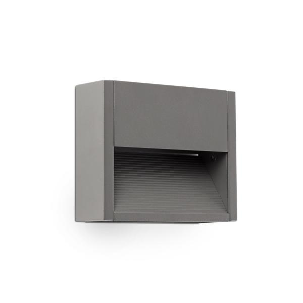 APLIQUE GRADA-1 GRIS OSCURO LED 3W 3000K