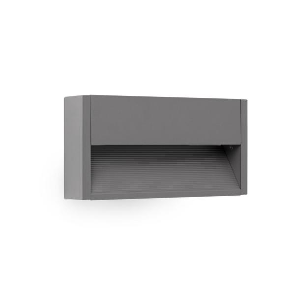 APLIQUE GRADA-2 GRIS OSCURO LED 6W 3000K