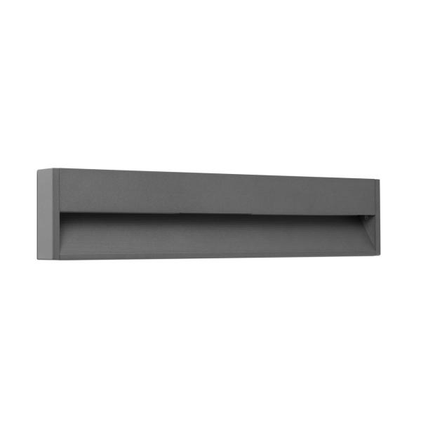 APLIQUE GRADA-3 GRIS OSCURO LED 12W 3000K