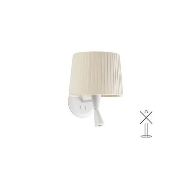 LUMINARIA MAMBO APLIQUE BLANCO 1xE27 LECTOR LED 3W 3000K