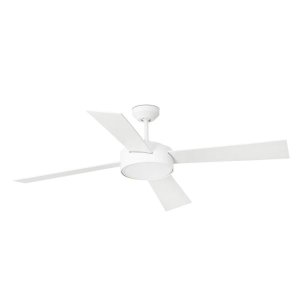 VENTILADOR HYDRA DIMETRO 1320mm BLANCO 4 PALAS 20W LED