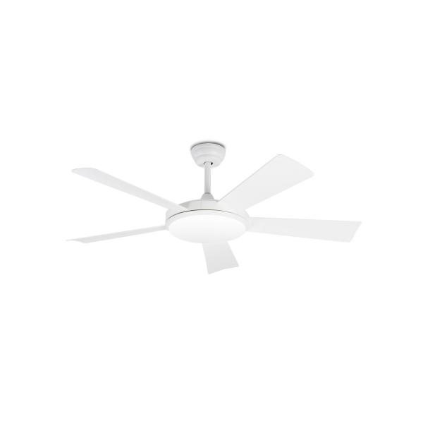 VENTILADOR SAONA DIMETRO 1320mm BLANCO 5 PALAS LED 24W