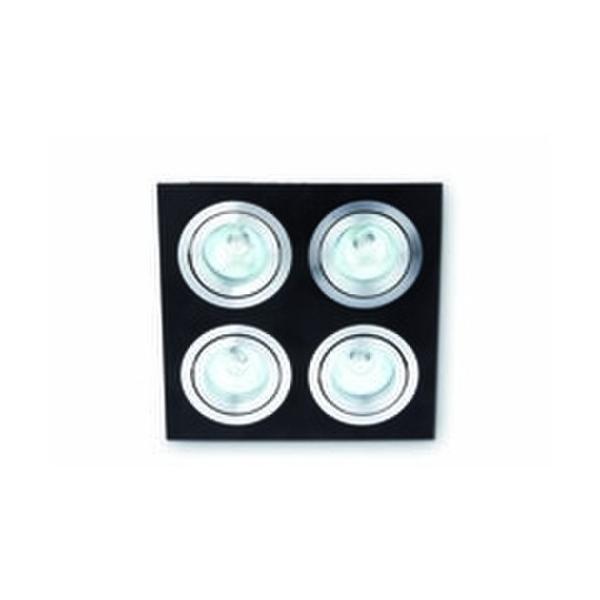 LUMINARIA EMPOT.PLANO-4 4xMR16 50W NG.