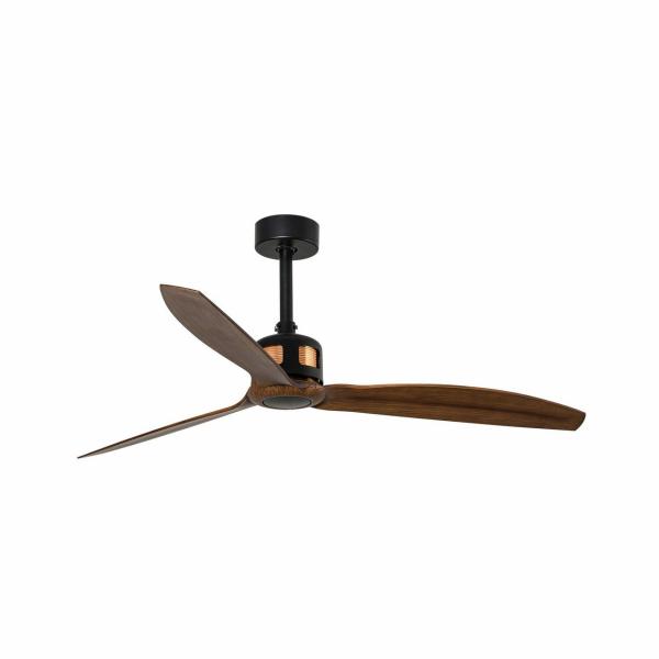 VENTILADOR COPPER FAN 1280mm NEGRO 3 PALAS MADERA OSCURA