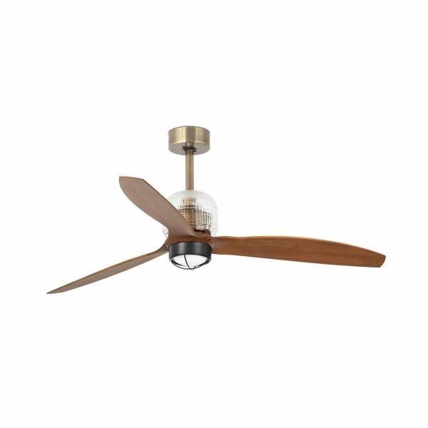 VENTILADOR DECO FAN 1280mm ORO VIEJO 3 PALAS 17W 3000K