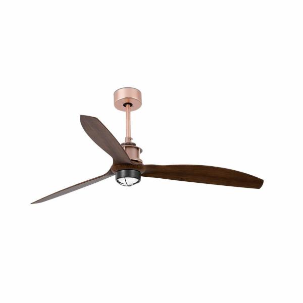 VENTILADOR JUST FAN 1280mm COBRE 3 PALAS 17W 3000K