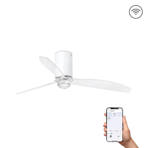 VENTILADOR MINI TUBE FAN 1280mm BLANCO MATE 3 PALAS S/R