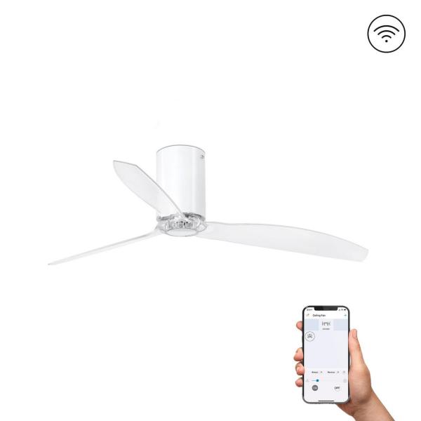 VENTILADOR MINI TUBE FAN 1280mm BLANCO BRILLO 3 PALAS S/R