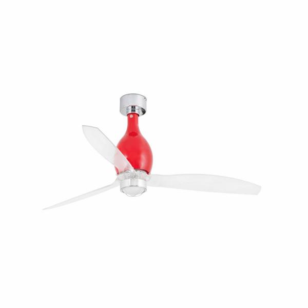 VENTILADOR MINI ETERFAN 1280mm ROJO BRILLO 17W 3000K