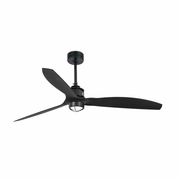 VENTILADOR JUST FAN 1280mm NEGRO 3 PALAS NEGRAS 17W 3000K