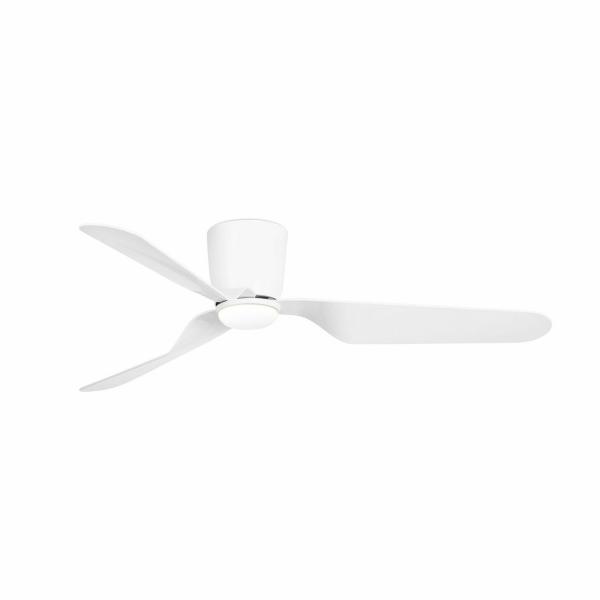 VENTILADOR PEMBA DIMETRO 1320mm 3 PALAS 15W 3000K BLANCO