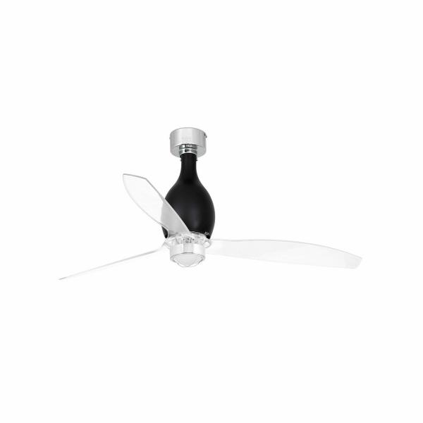 VENTILADOR MINI ETERFAN 1280mm NEGRO BRILLO 17W 3000K