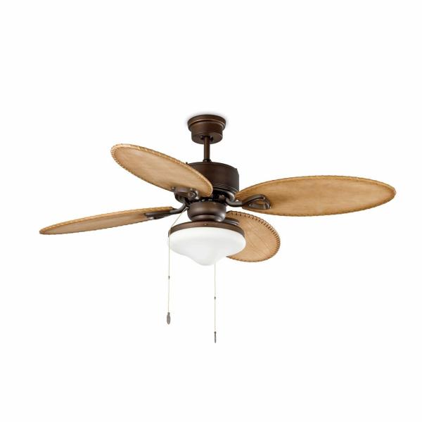 VENTILADOR LOMBOK 132cm 4 PALAS MARRÓN OSCURO