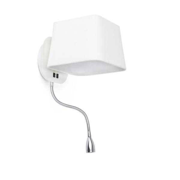 APLIQUE SWEET CON LECTOR LED E27 60W BLANCO