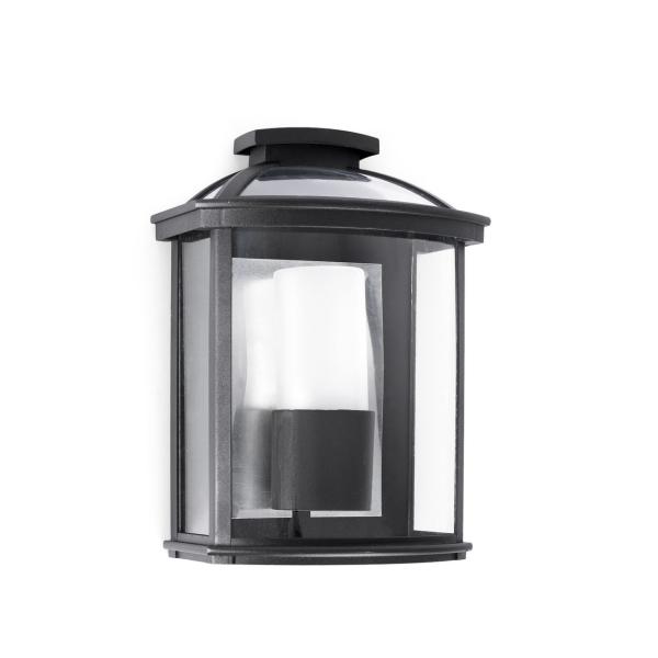 APLIQUE EXTERIOR CERES-1 E27 20W NEGRO