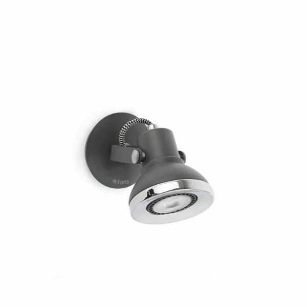 APLIQUE RING-1 GU10 GRIS