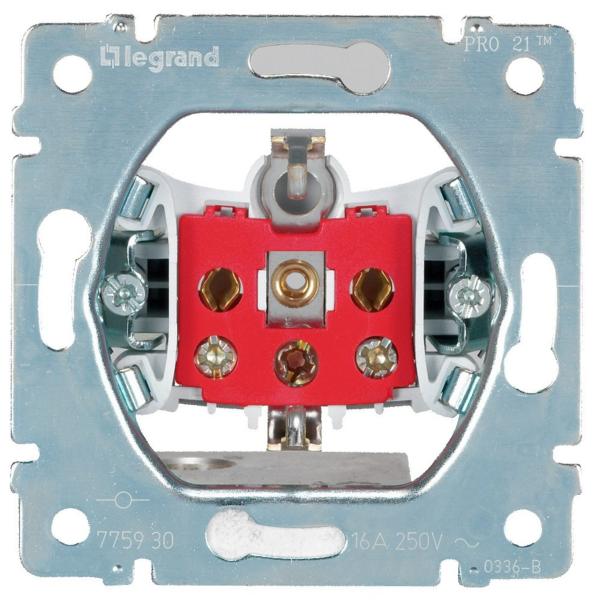 TOMA 2P + TT LATERAL CON OBTURADOR 16A/250V GALEA