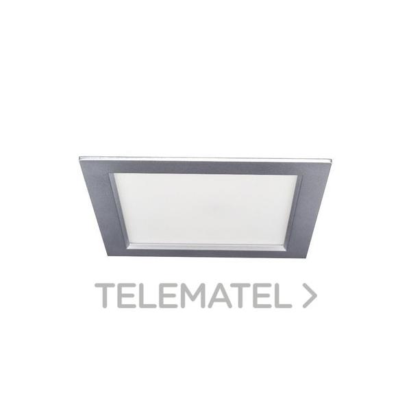 DOWNLIGHT CUADRADO 5090 LED 25W 4200K REGULACIN DALI TITANIO