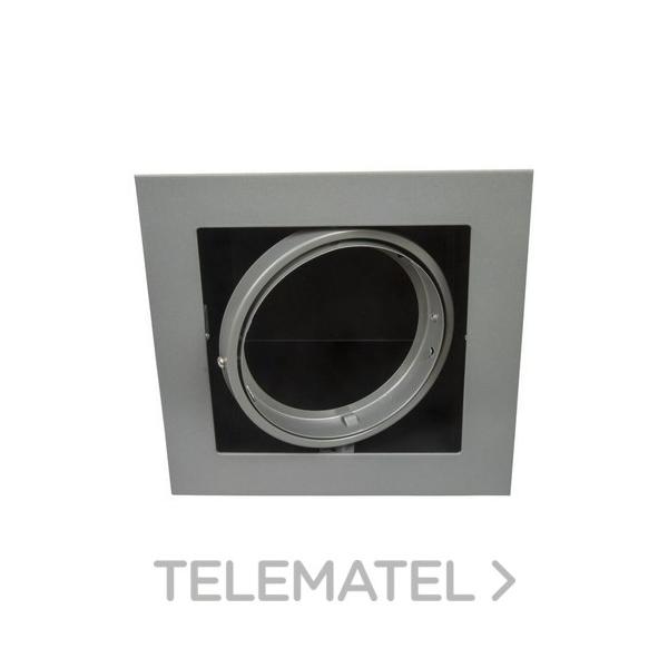 LUMINARIA EMPOTRABLE KARDAN 1x75W GRIS