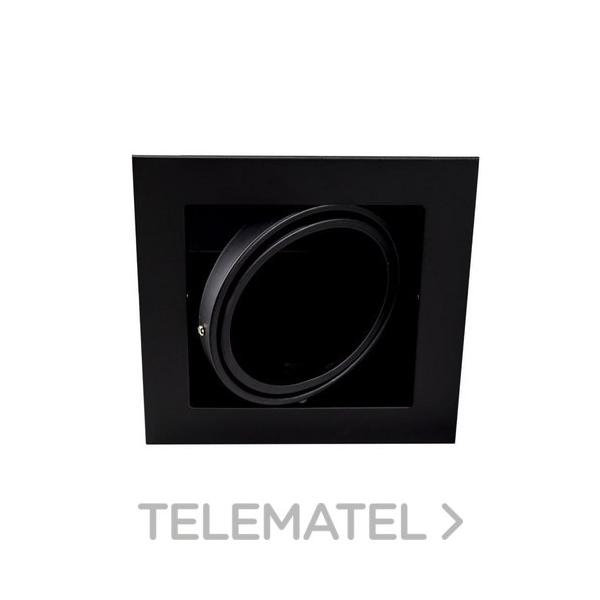 LUMINARIA EMPOTRABLE KARDAN 1x75W NEGRO