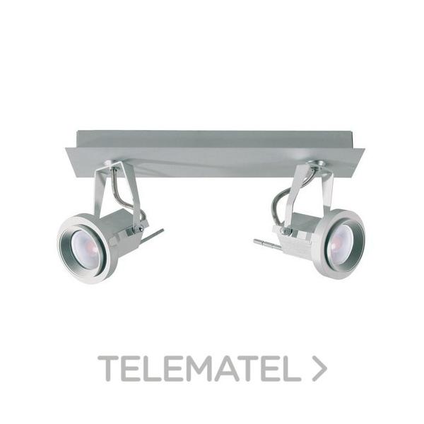 LUMINARIA SPOTLIGHT 2x50W ALUMINIO