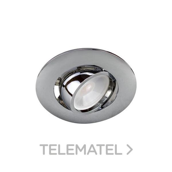 EMPOTRABLE REDONDO BASCULANTE LED 54003 7W IP20 DIMABLE CROMO