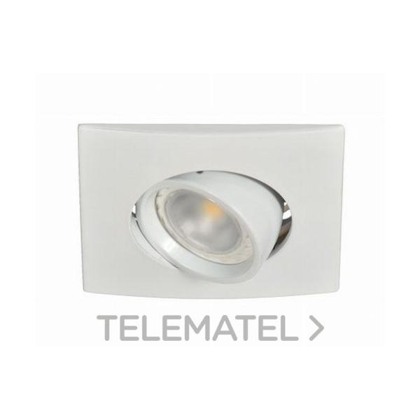 EMPOTRABLE CUADRADO BASCULANTE LED 54004 7W IP20 NQUEL