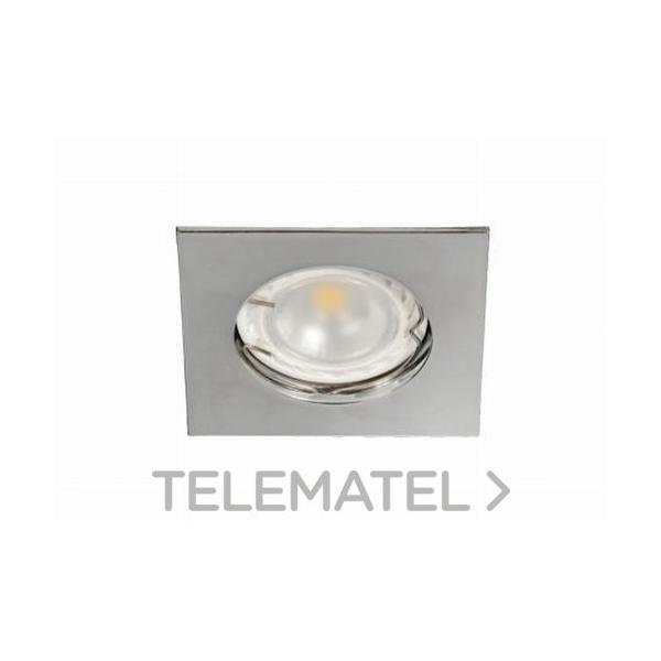 EMPOTRABLE CUADRADO FIJO LED 54005 7W IP20 TITANIO