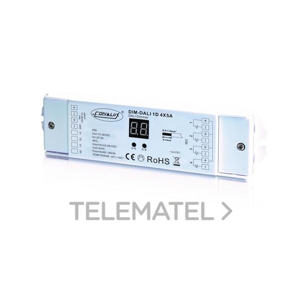 DIMMER CONTROL DALI PARA TIRA LED 4 CANALES