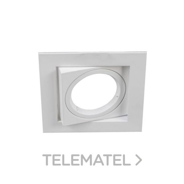 DOWNLIGHT EMPOTRABLE 4210 CUADRADO BASCULANTE GU10/MR16 BLANCO