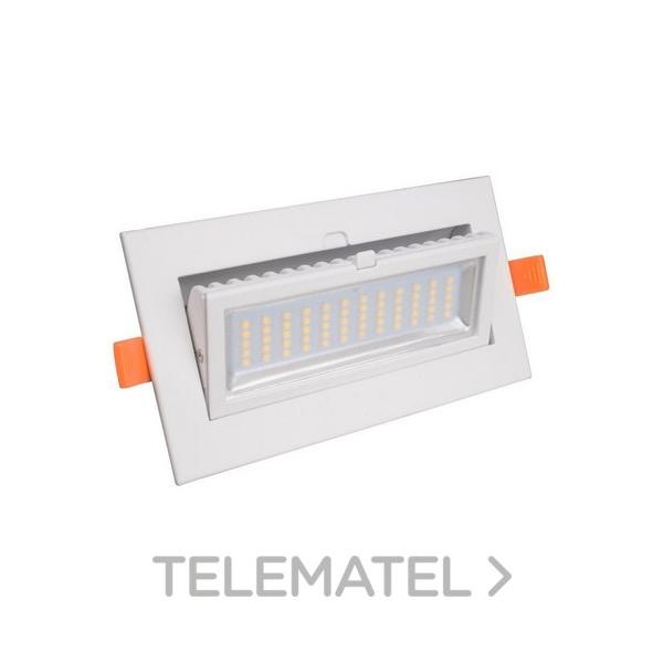 DOWNLIGHT EMPOTRABLE RECTANGULAR BASCULANTE 4000K 15W