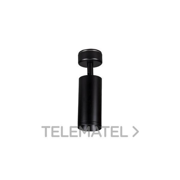 FOCO DE SUPERFICIE ORIENTABLE GU10 7W NEGRO