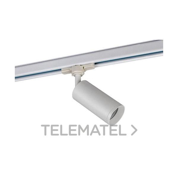 FOCO DE CARRIL ELECTRIFICADO ORIENTABLE GU10 7W BLANCO