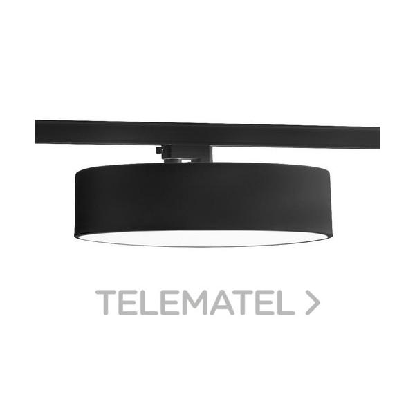 LUMINARIA TRACK LIGHT REDONDA TLMONA 30W 4000K NEGRO