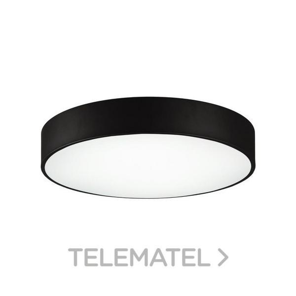 PLAFÓN REDONDO MONA-800 80x10cm 80W 6000K NEGRO